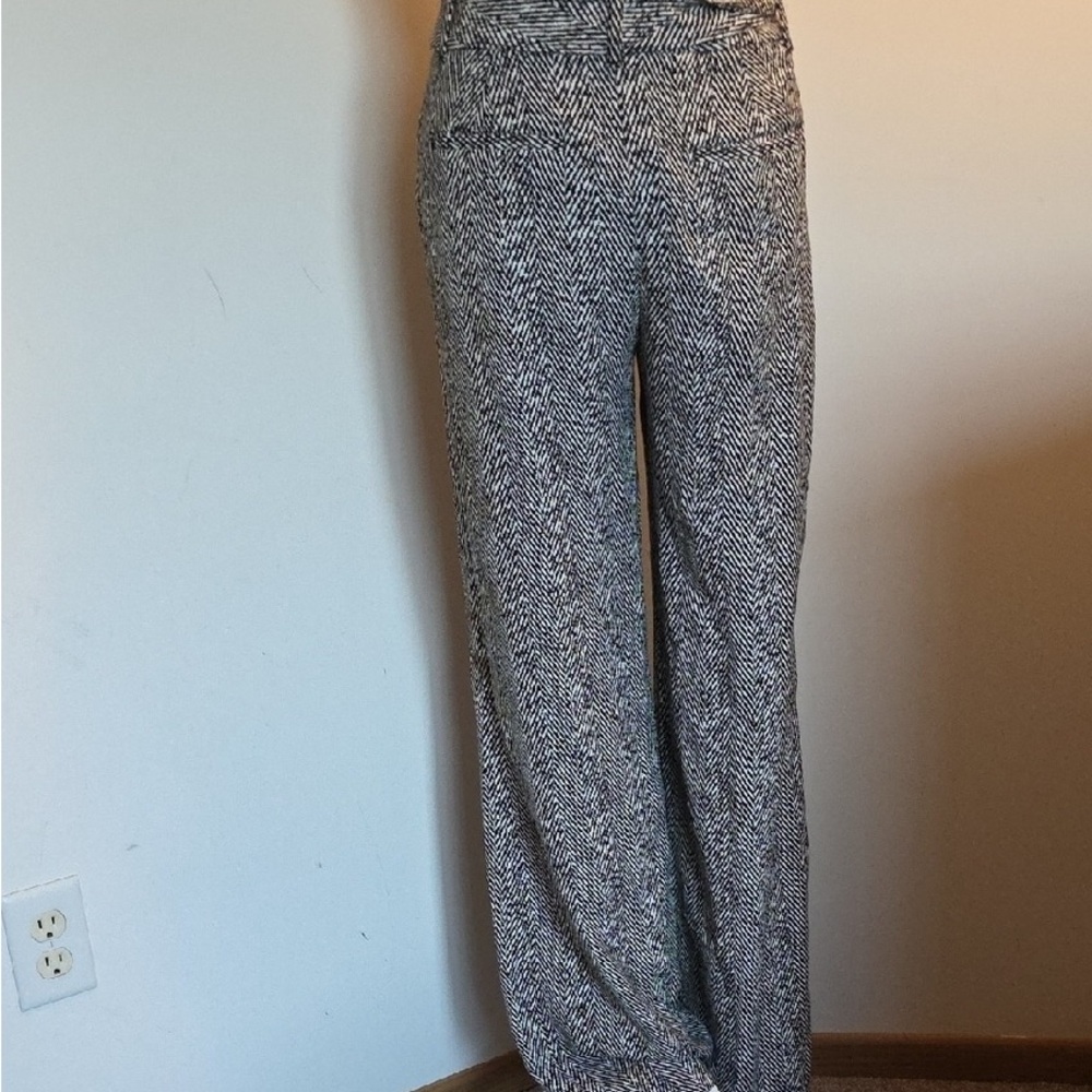 Women's Herringbone Patterned Pants - image 3